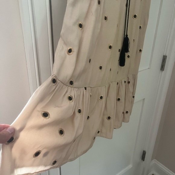 MAAC LONDON Women’s size small Cream Dress with Black Polka Dots - Picture 5 of 6